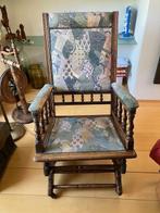 Engelse antieke schommelstoel, Huis en Inrichting, Stoelen, Ophalen, Gebruikt, Bruin, Eén