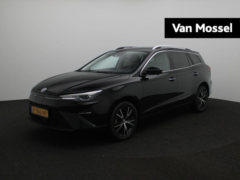 MG 5 Standard Range Luxury 50 kWh | Leder | Navi | 360 Camer, Auto's, MG, 12 maanden, Gebruikt, 310 km, Zwart