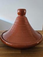 Bruine tajine - Zo goed als nieuw, Ophalen of Verzenden, Zo goed als nieuw, Overige materialen, Overige typen