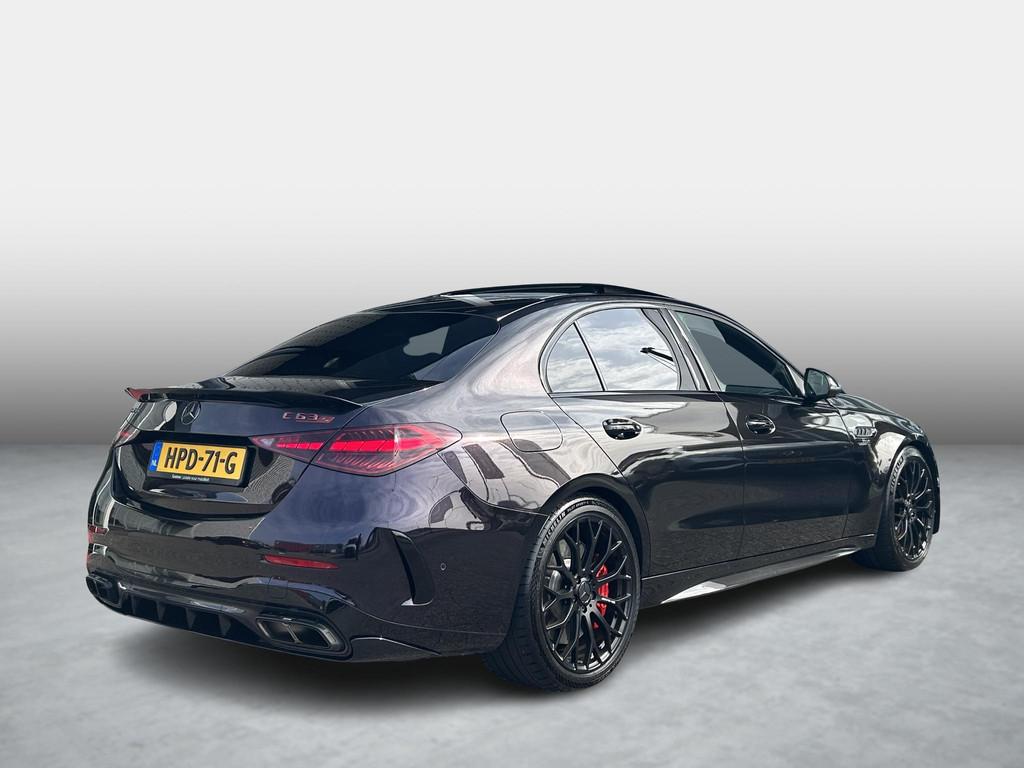 Mercedes-Benz C-klasse AMG 63 S E Performance | Nappa Leder, Automaat, 4 cilinders, 2065 kg, Zwart