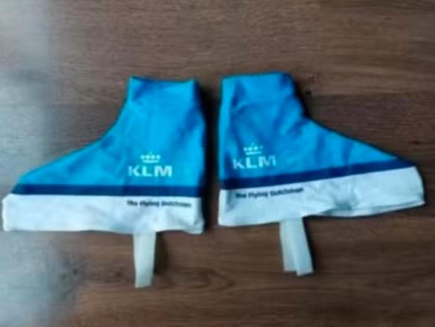 KLM Schaatshoezen/ KLM overschoenen/ KLM Bootcover size XL, Verzamelen, Luchtvaart en Vliegtuigspotten, Zo goed als nieuw, Overige typen