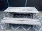 Picknicktafel buiten tuintafel eettafel tafel douglas hout, Ophalen, Zo goed als nieuw, Rechthoekig, Hout
