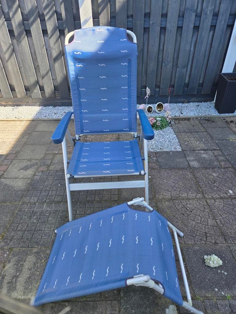 Camping lichtgewicht standen stoel verstevigd  hoger breder, Ophalen, Gebruikt, Campingstoel