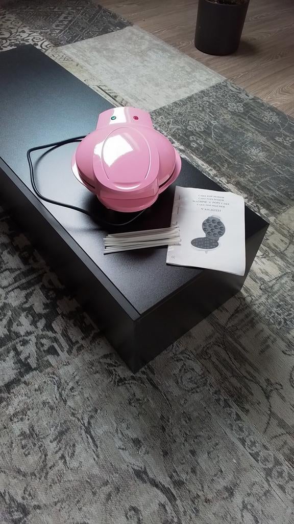 Roze Cake pop-poffertjesmaker, Ophalen of Verzenden, Zo goed als nieuw
