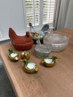 Mooie kippen op nest, Antiek en Kunst, Ophalen of Verzenden