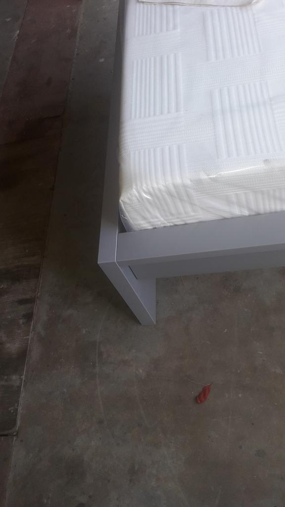 Ledikant ikea malm, Ophalen, Gebruikt, 90 cm, Eenpersoons