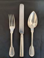 Antiek verzilverd bestek Christofle/Boulenger- 56 delig, Ophalen of Verzenden