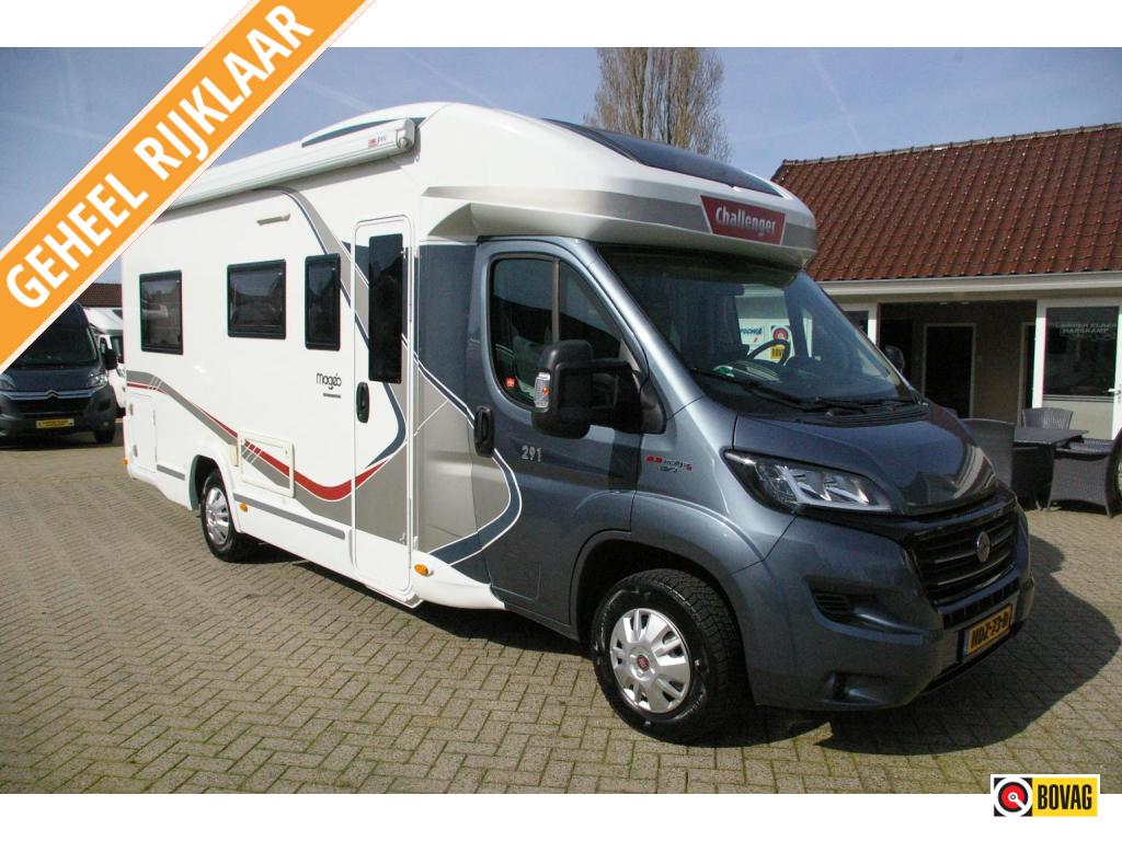 Challenger Mageo Top indeling, 2x Hefbed, Rondzit achter., Fiat, Bedrijf, Challenger, Koelkast