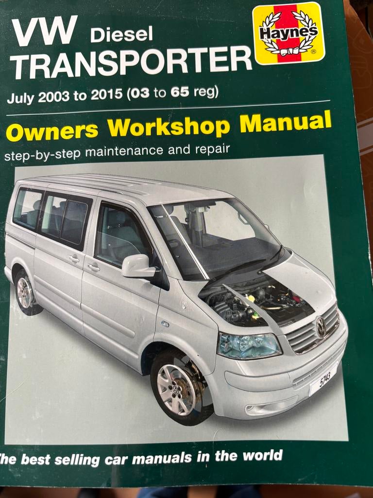 VW Transporter (T5) Diesel Werkplaatshandboek Haynes, Ophalen of Verzenden