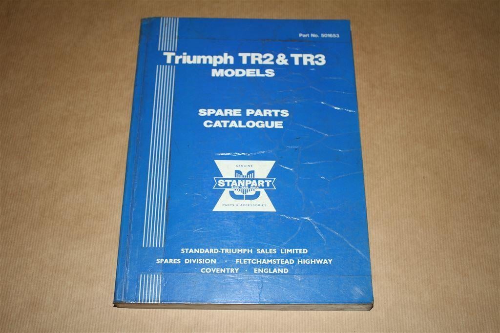 Triumph TR2 & TR3 Models - Spare Parts Catalogue, Ophalen of Verzenden