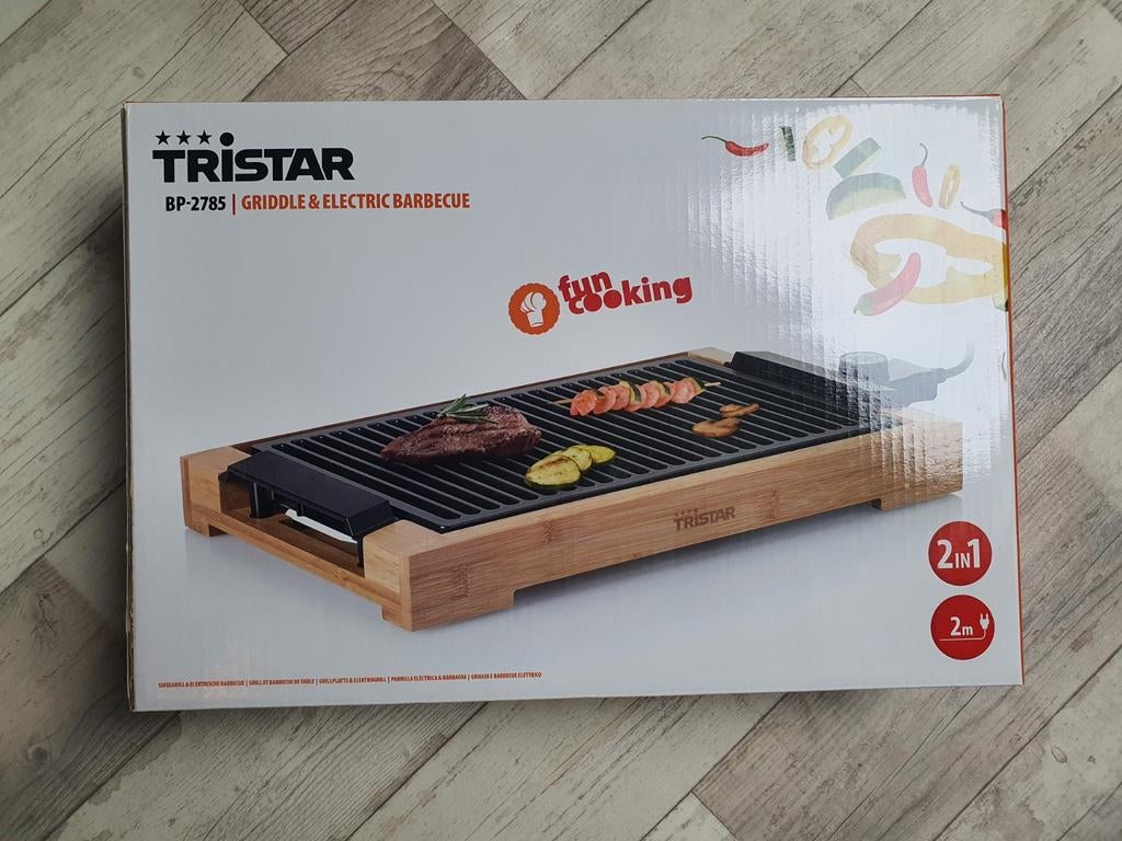 Tristar BP-2785 Elektrische bbq/grill NIEUW, Ophalen of Verzenden, Nieuw, Tafelgrill