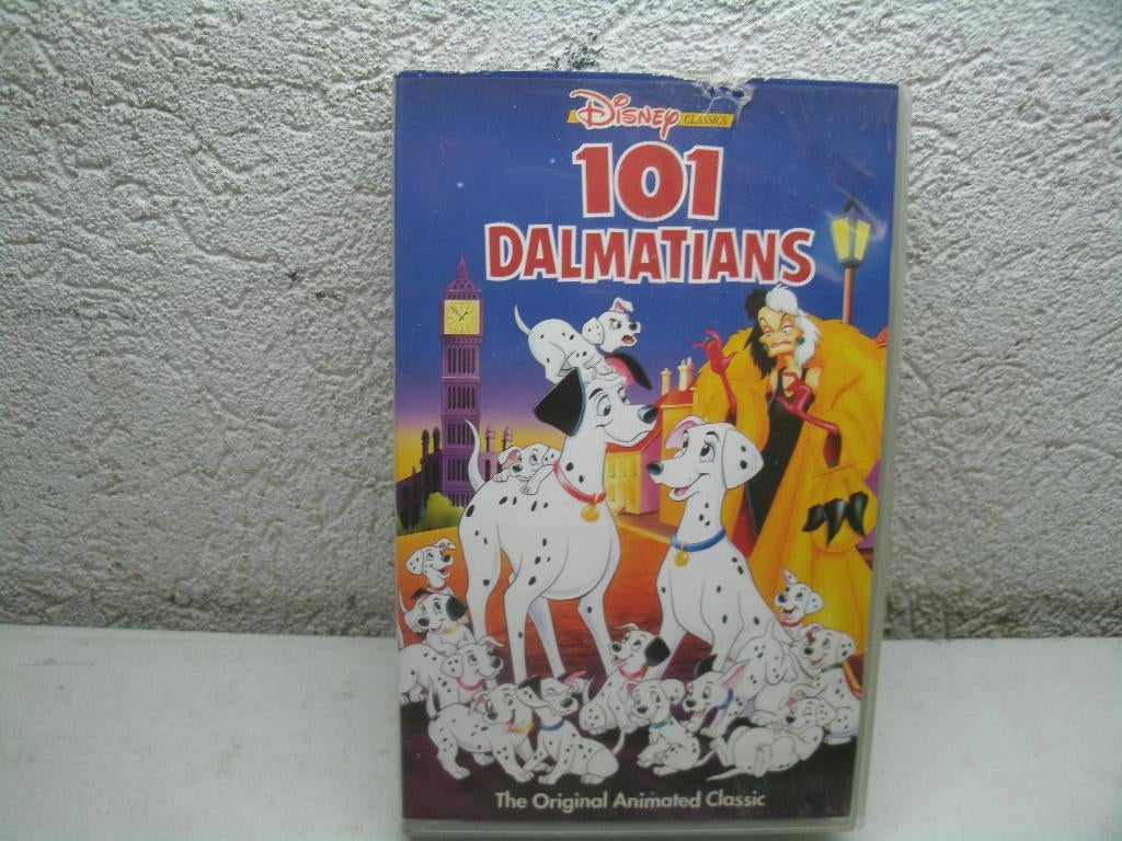 vhs 184a 101 dalmatians ned ondert, Vanaf 16 jaar, Ophalen of Verzenden, Gebruikt, Overige typen