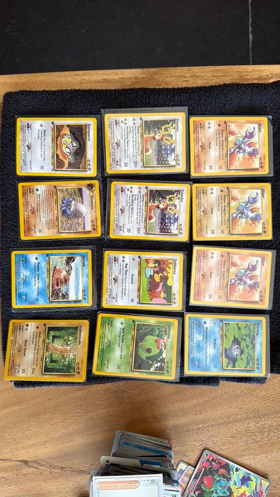 Pokemon 1st edition engels, Hobby en Vrije tijd, Ophalen of Verzenden, Zo goed als nieuw, Meerdere kaarten