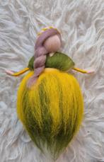 Mooie lentefee, wolvilt, naaldvilt, vrijeschool, Ophalen of Verzenden, Nieuw, Figuurtje(s), Wolvilt