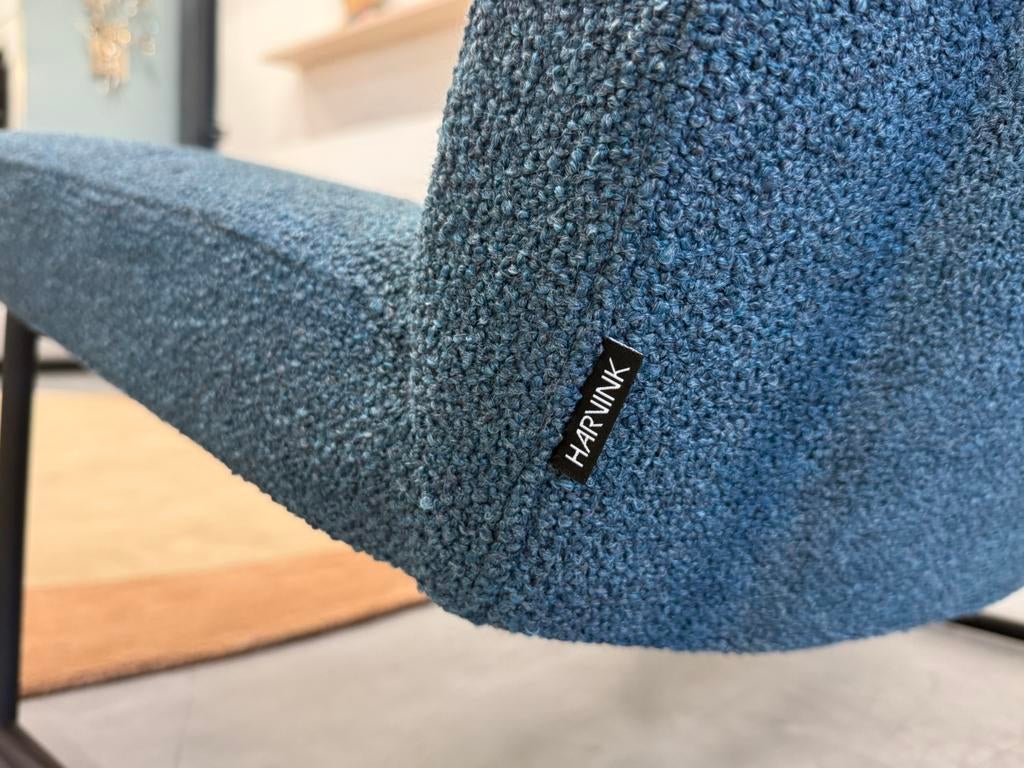Nieuw Harvink Hebbes Fauteuil Monza blauw Design stoel Stof, Huis en Inrichting, Fauteuils, Harvink, Nieuw, 75 tot 100 cm, Ophalen of Verzenden