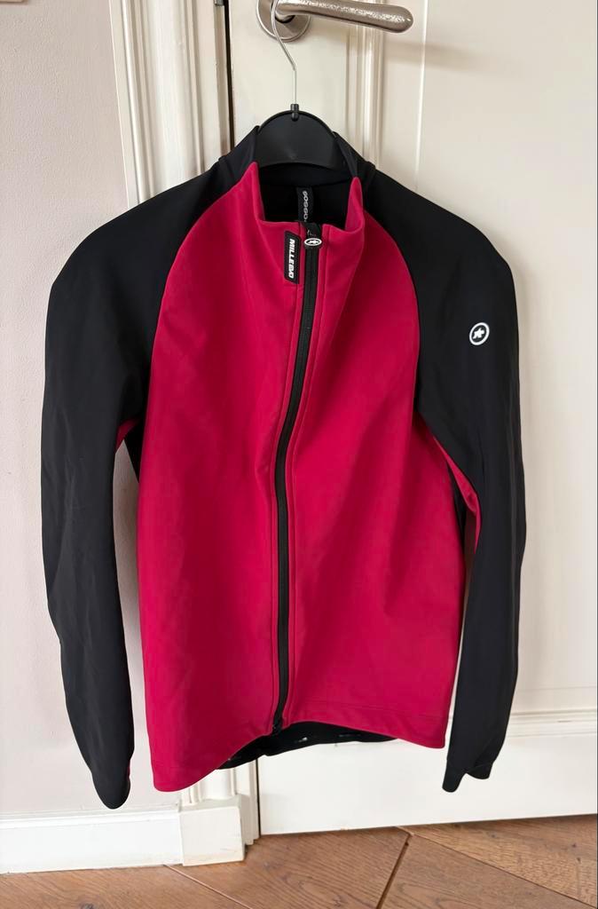 Assos Mille GT Winter Jacket EVO Rood, Fietsen en Brommers, Fietsaccessoires | Fietskleding, Zo goed als nieuw, Bovenkleding, Ophalen of Verzenden
