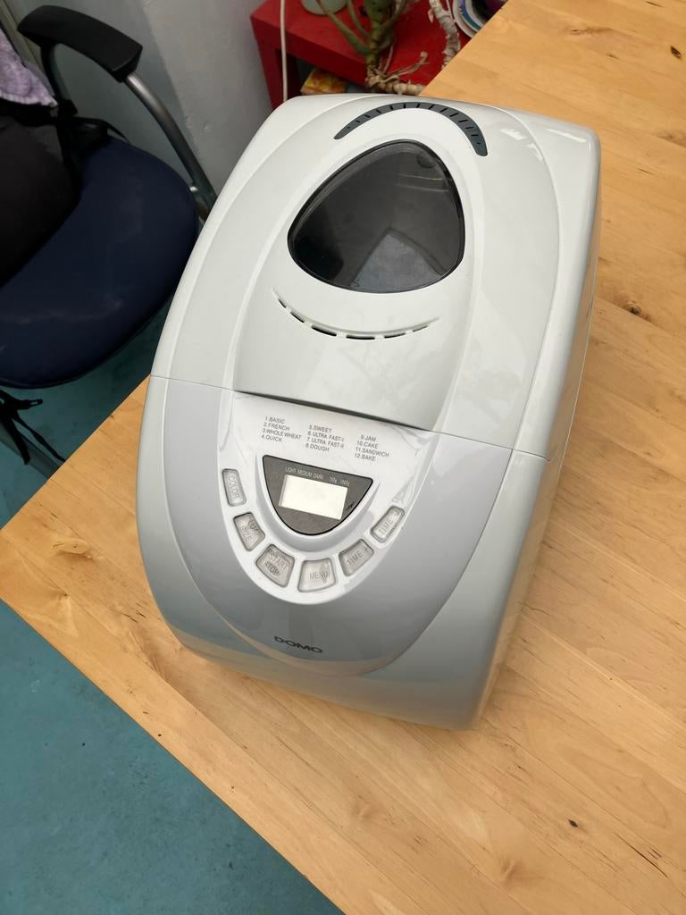 Broodbakmachine Domo B3970 - Vers brood in een handomdraai!, Witgoed en Apparatuur, Broodbakmachines, Gebruikt, 800 tot 1200 gram deeg