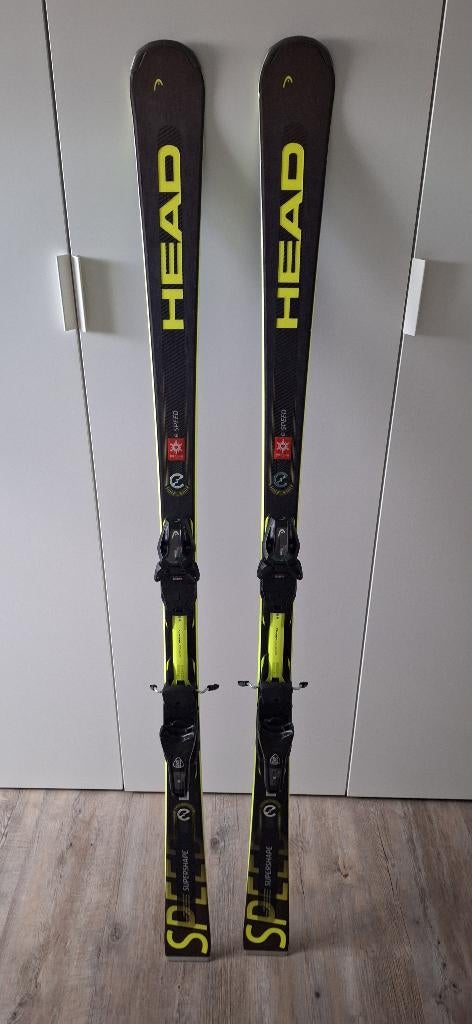 Head Supershape E Speed Tyrolia Protector 13 binding, 177 cm, Ophalen, 160 tot 180 cm, Zo goed als nieuw, Carve