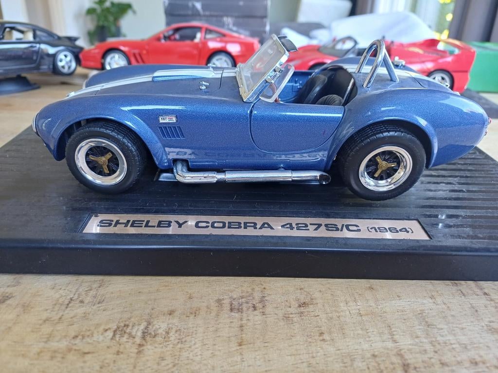 Shelby Cobra 427 S/C (1964) modelauto, Overige merken, Auto, 1:32 tot 1:50, Ophalen of Verzenden