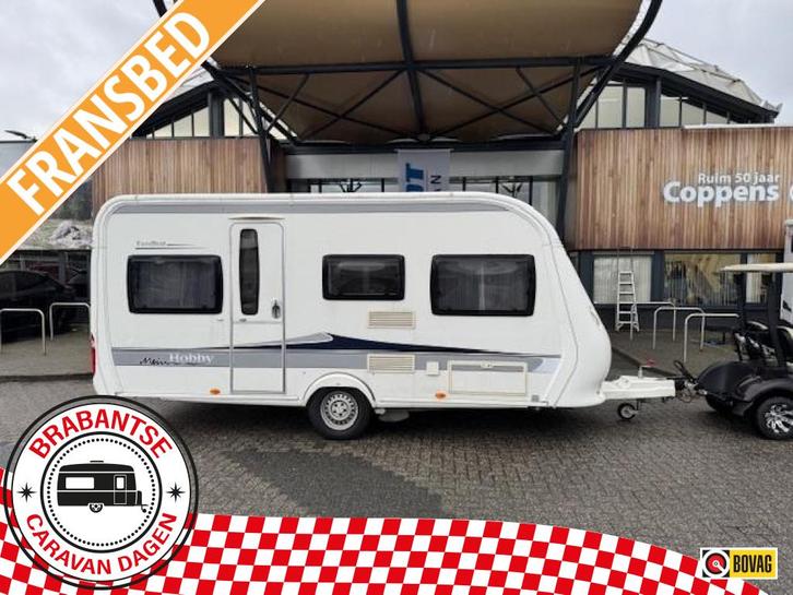 Hobby Excellent 455 UF 2013 MOVER + NIEUWE TENT!, Caravans en Kamperen, Caravans, Bedrijf, tot en met 4, 1000 - 1250 kg, Standaardzit