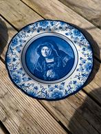 Delfts blauw wandbord naar : Rembrandt   2 modellen, Antiek en Kunst, Ophalen