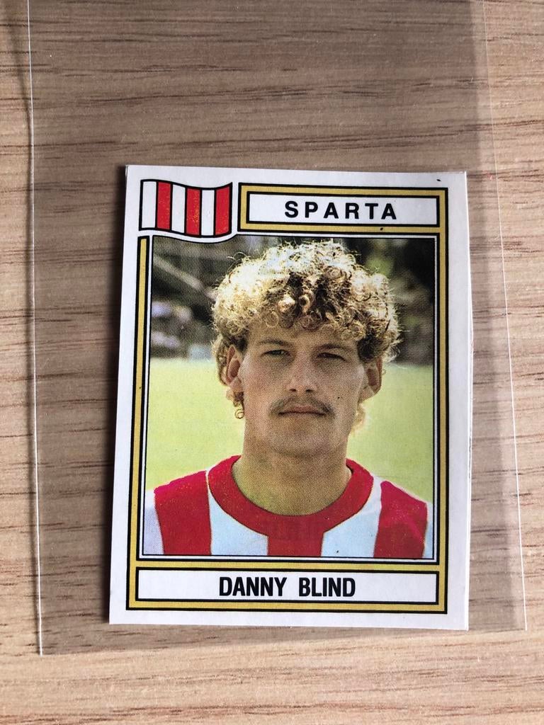 Danny Blind Sparta knipplaatje, Ophalen of Verzenden, Gebruikt, Sparta, Spelerskaart