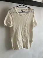 Nikkie gebreide top met korte mouwen -  maat l, Maat 38/40 (M), Wit, Ophalen of Verzenden, Zo goed als nieuw