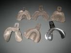 Vintage 6 metal Dental Impression trays., Ophalen of Verzenden