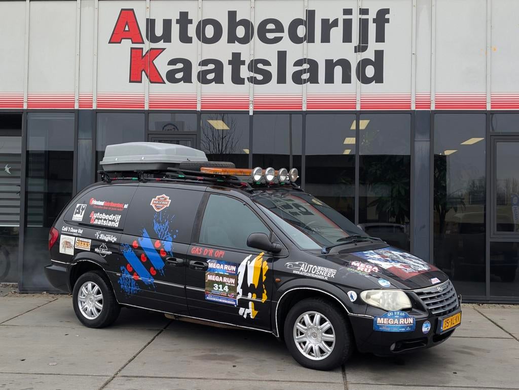 Chrysler Grand Voyager 2.8 CRD SE - Airco - Megarun - Garbag, Auto's, Chrysler, 450 kg, Gebruikt, Beige, 4 cilinders