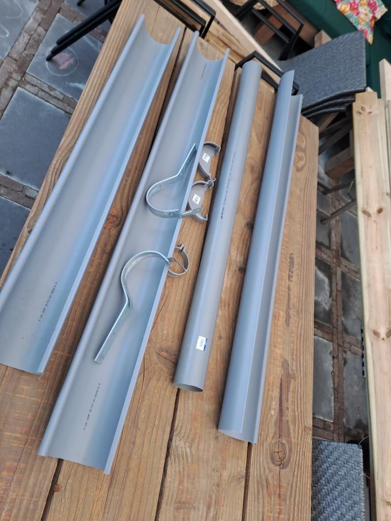 PVC goot, Ophalen, Pvc, 2 tot 4 meter, Nieuw