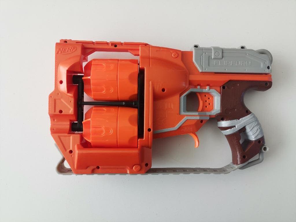 Nerf FlipFury Blaster, Ophalen of Verzenden, Gebruikt