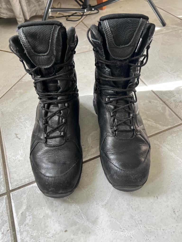 Gedragen paar HAIX Ranger legerschoenen maat 42 dames normal, Verzenden, Gebruikt, Schoenen