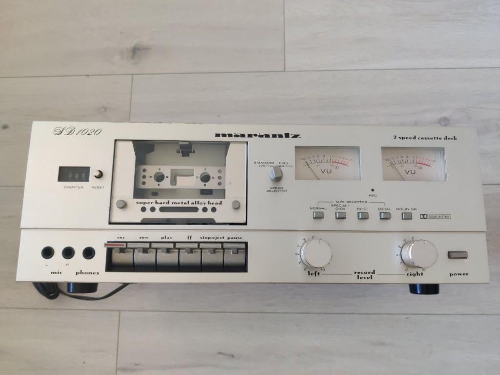 Vintage Marantz casette deck - SD1020, Audio, Tv en Foto, Cassettedecks, Ophalen of Verzenden, Overige merken