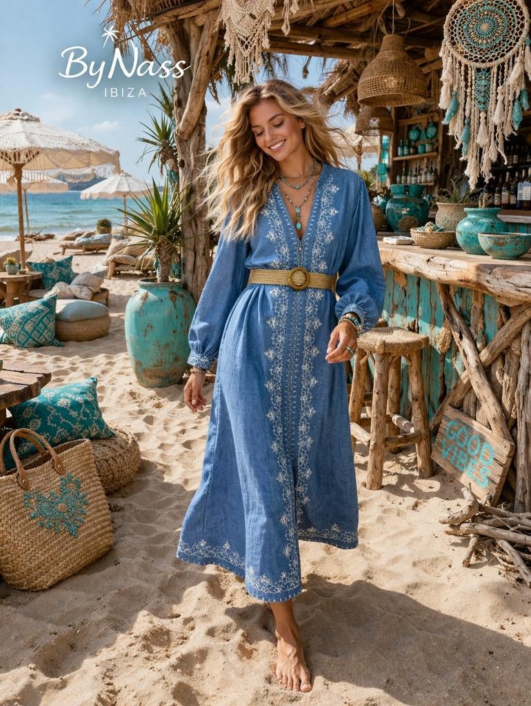 Partij Ibiza bohemian jurken en 2 delige hippie sets, Kleding | Dames, Jumpsuits, Ophalen of Verzenden, Nieuw, Maat 38/40 (M)