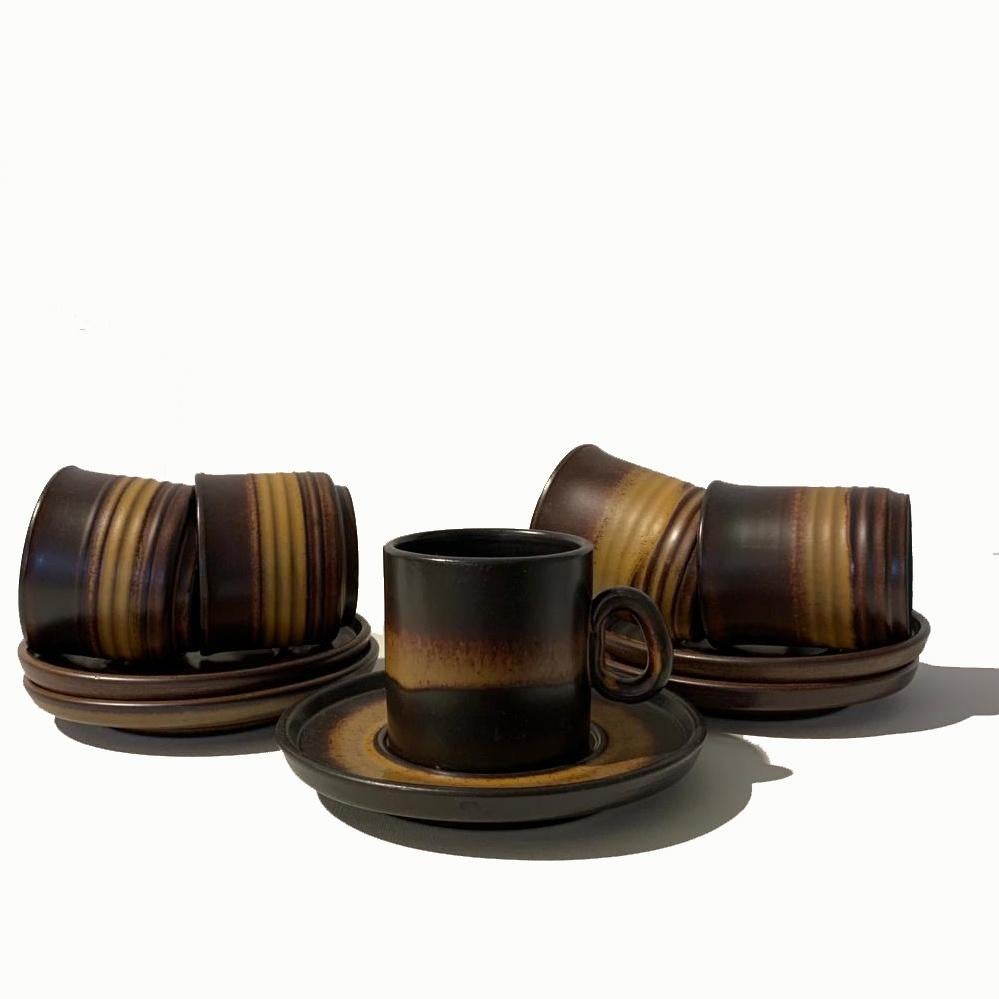 Retro KOP & SCHOTELS vintage servies jaren '70, Ophalen of Verzenden, Huis en Inrichting