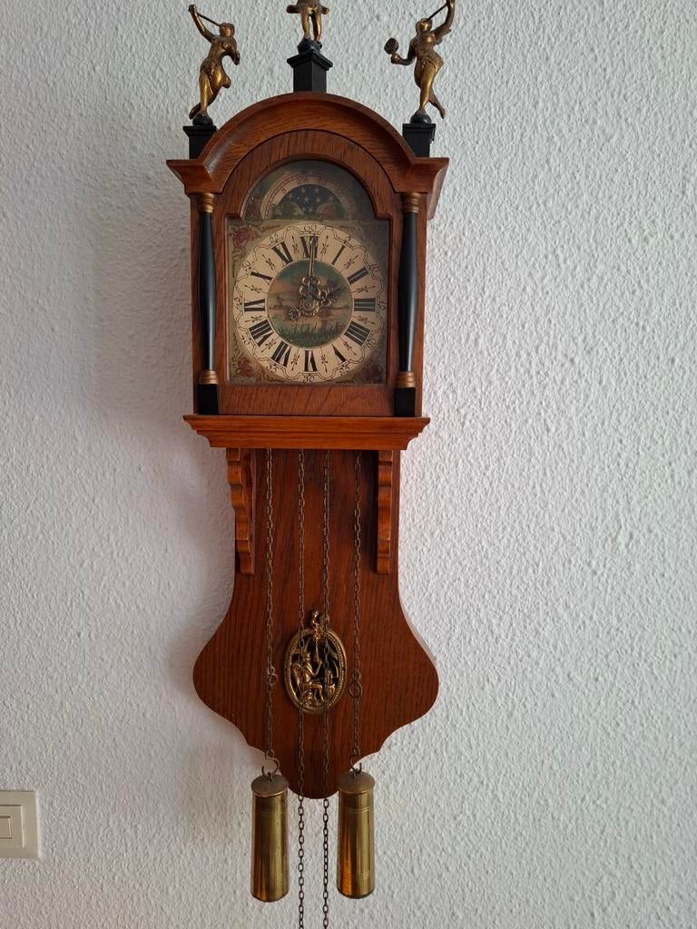 Klassieke Zaanse Klok - Reproductie Jaren '60/'70, Ophalen