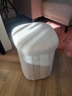 Zachte teddy opbergpoef, Huis en Inrichting, Banken | Voetenbanken en Poefen, Ophalen, Minder dan 50 cm, Rond, Minder dan 50 cm