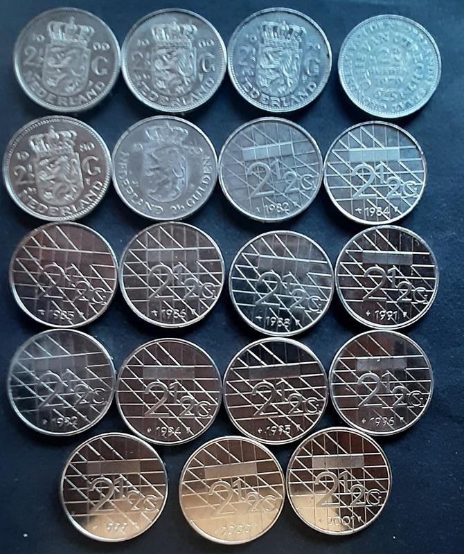 19 Rijksdaalders Juliana & Beatrix, Postzegels en Munten, Munten | Nederland, Verzenden, Koningin Beatrix, 2½ gulden
