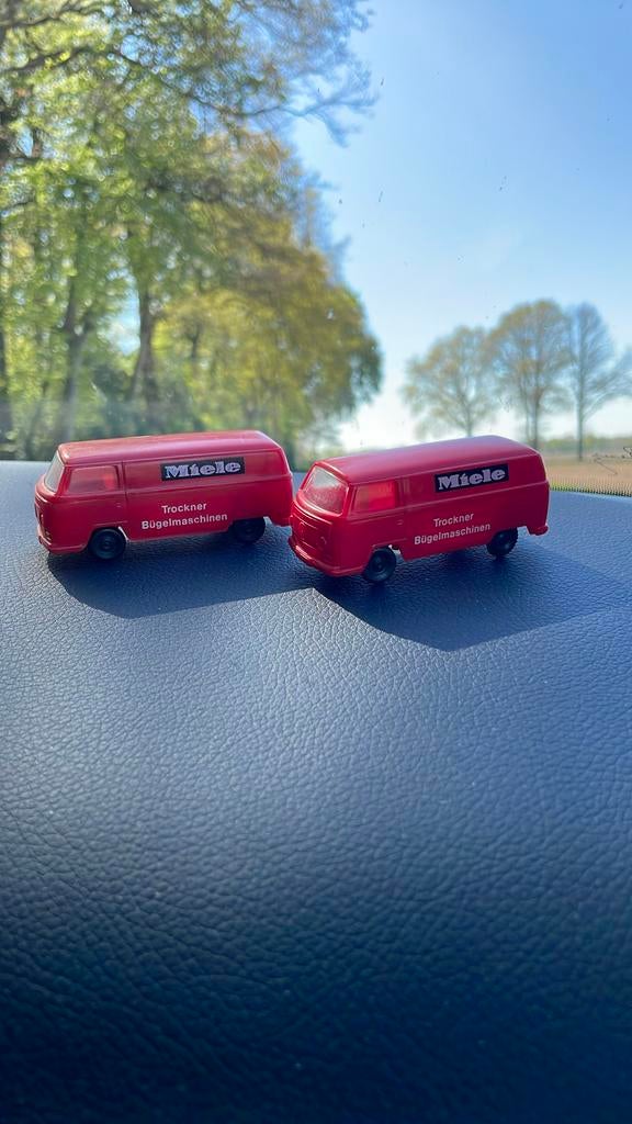 Reclame VW busjes miniatuur Miele, Ophalen of Verzenden, Zo goed als nieuw