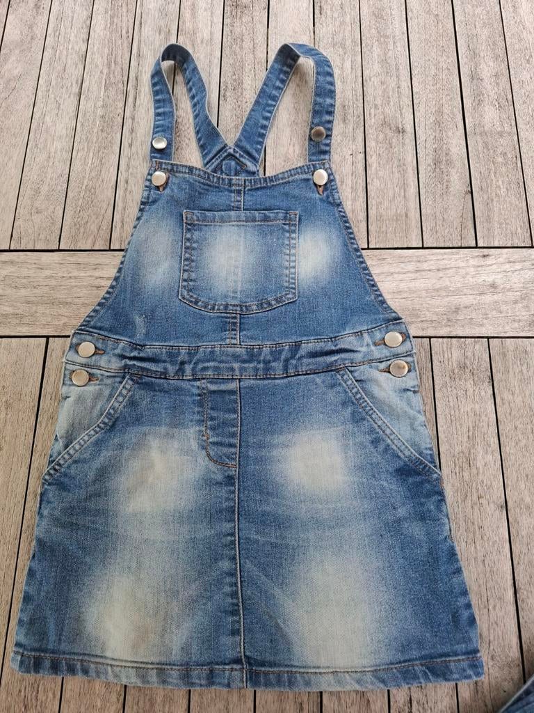 Tom Tailor spijkerjurk salopette maat 122-128, Kinderen en Baby's, Kinderkleding | Maat 128, Tom Tailor, Meisje, Ophalen of Verzenden