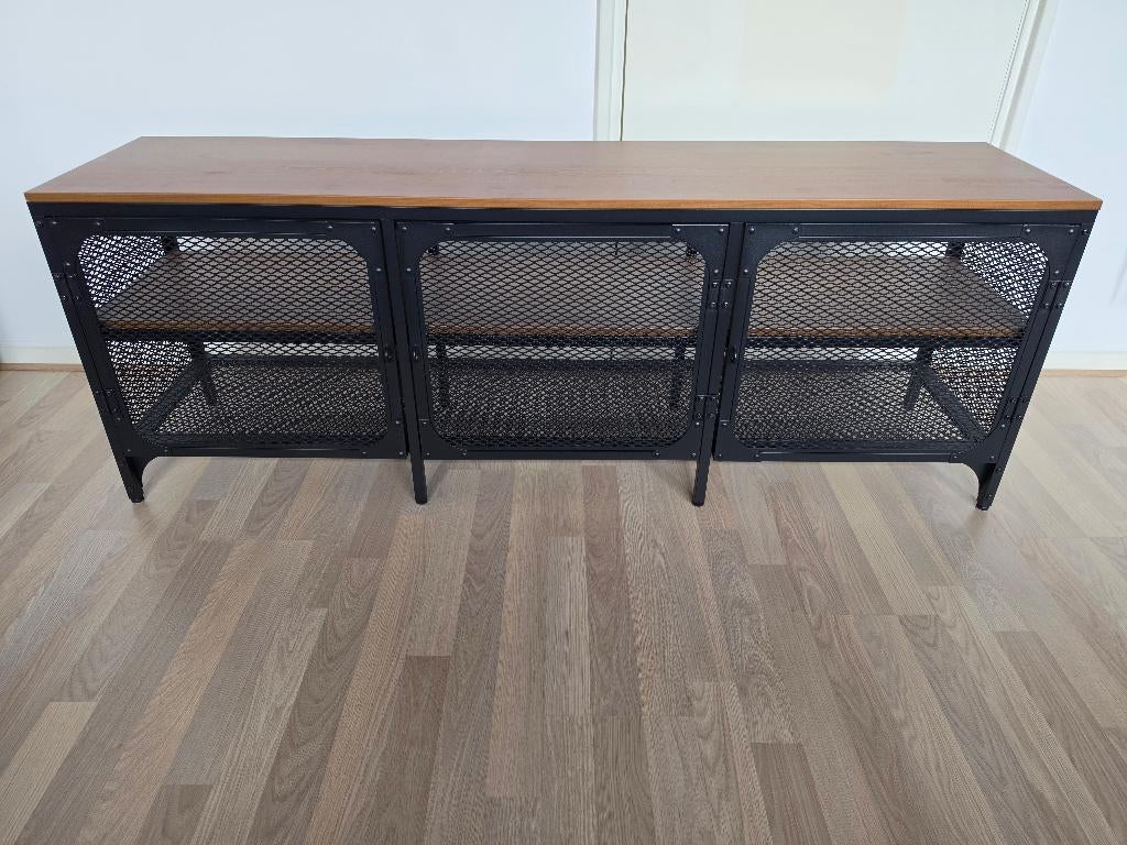 TV meubel Ikea Fjällbo, Huis en Inrichting, Kasten | Televisiemeubels, Ophalen, 100 tot 150 cm, Zo goed als nieuw, Minder dan 100 cm