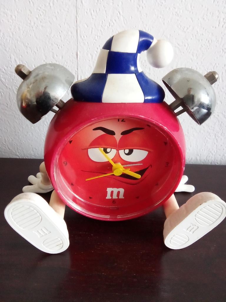 Wekker m&m, Verzamelen, Automaten | Overige, Ophalen of Verzenden, Zo goed als nieuw
