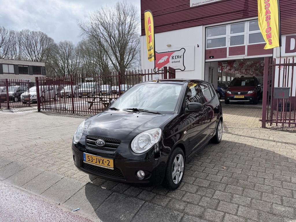 Kia Picanto 1.0 Fifteen, Elektrische ramen, 4 cilinders, 400 kg, Zwart