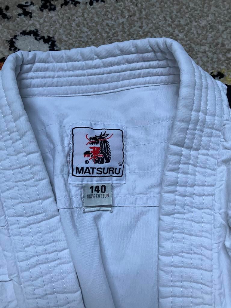 Judo pak Matsuru maat 140, Sport en Fitness, Gebruikt, Judo, Vechtsportpak, Ophalen of Verzenden