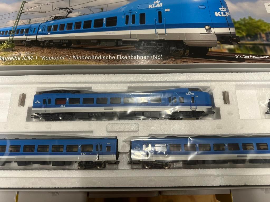 Trix H0 22396 NS ICM-1 KLM Koploper nieuw, Hobby en Vrije tijd, Modeltreinen | H0, -, Nieuw, Ophalen of Verzenden, NS