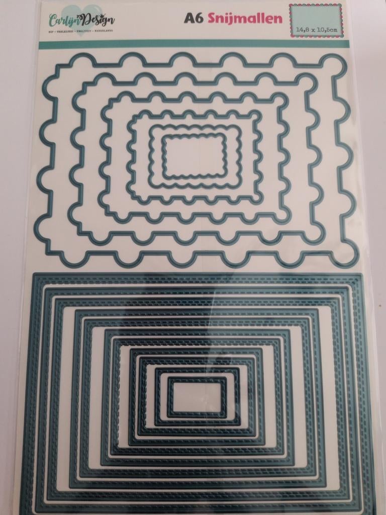 Carlijn design a6 rechthoeken geschulpte nieuw, Ophalen of Verzenden, Nieuw, Overige thema's, Pons of Mal