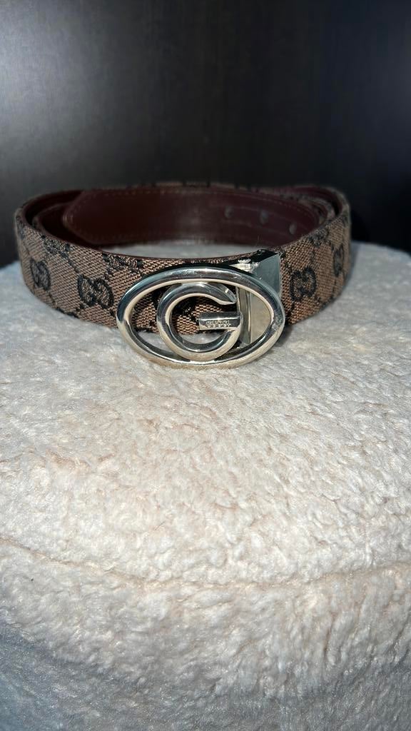 Gucci riem, Ophalen of Verzenden, Zo goed als nieuw, Zwart, 100 cm of meer