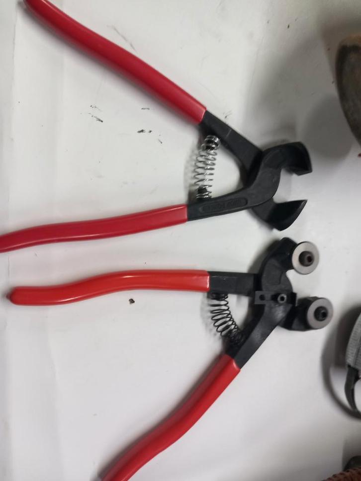 Tegeltang en mozaïektang set Hobby, Doe-het-zelf en Verbouw, Gereedschap | Handgereedschap, Gebruikt, Ophalen of Verzenden