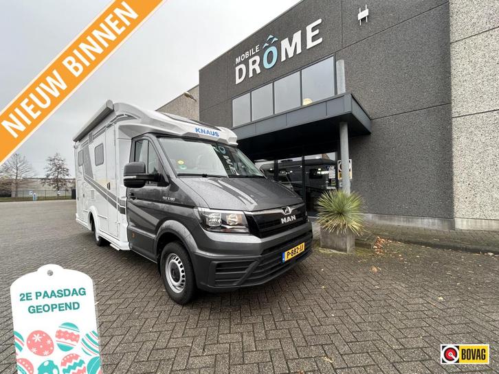Zeer complete Knaus van Ti plus met 177PK automaat en E&, Caravans en Kamperen, Campers, Bedrijf, tot en met 2, Half-integraal