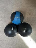 Medicin ballen, Sport en Fitness, Fitnessmaterialen, Ophalen, Zo goed als nieuw, Fitnessbal